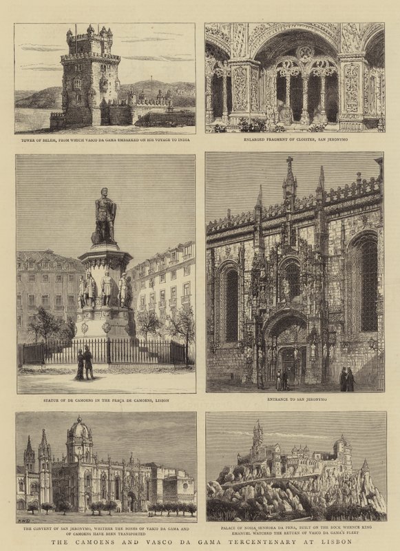 El tricentenario de Camoens y Vasco da Gama en Lisboa de Henry William Brewer