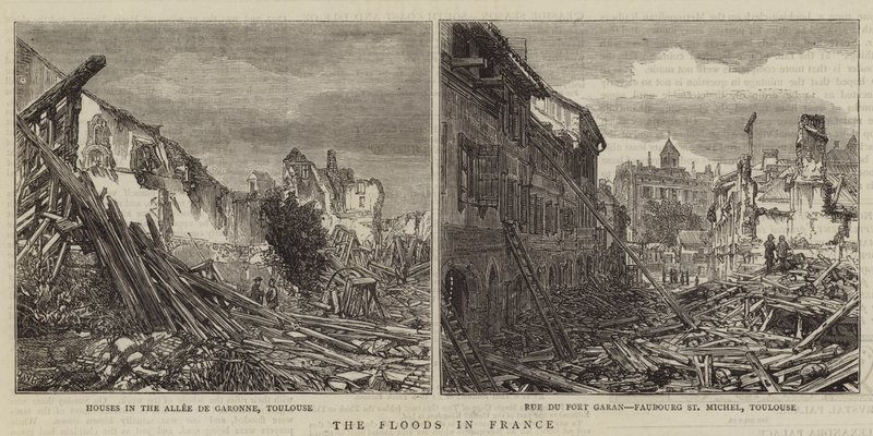 Las inundaciones en Francia de Henry William Brewer