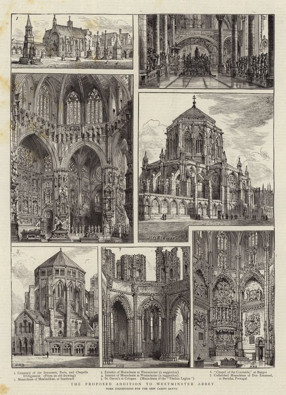 La propuesta de adición a la Abadía de Westminster de Henry William Brewer