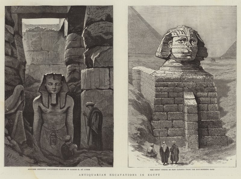 Excavaciones arqueológicas en Egipto de Henry Woods