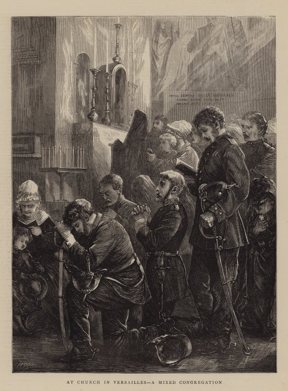 En la iglesia de Versalles, una congregación mixta de Henry Woods