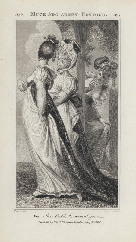 Ilustración para Mucho ruido y pocas nueces de Shakespeare de Henry  Fuseli