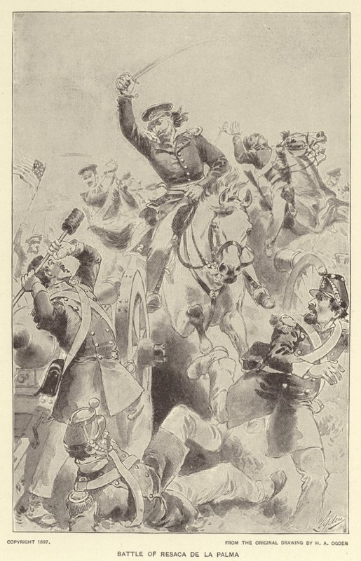 Batalla de Resaca de la Palma de Henry Alexander (after) Ogden