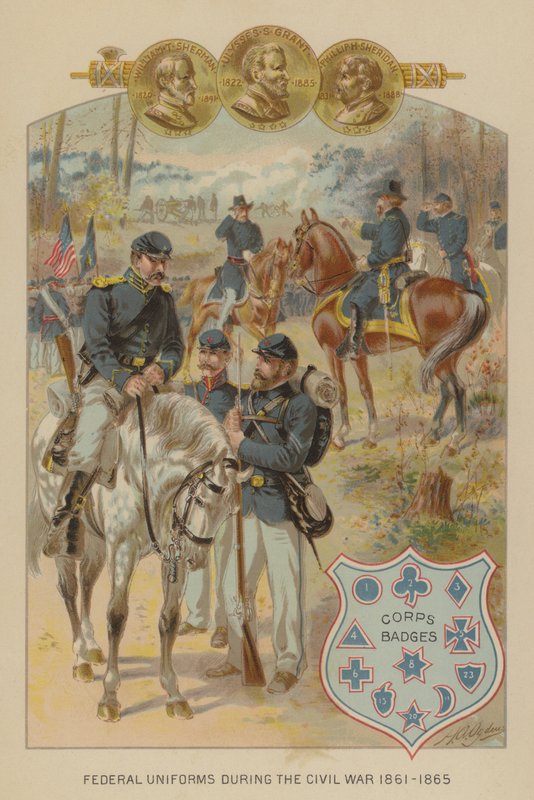 Uniformes federales de la Guerra Civil Americana de Henry Alexander (after) Ogden