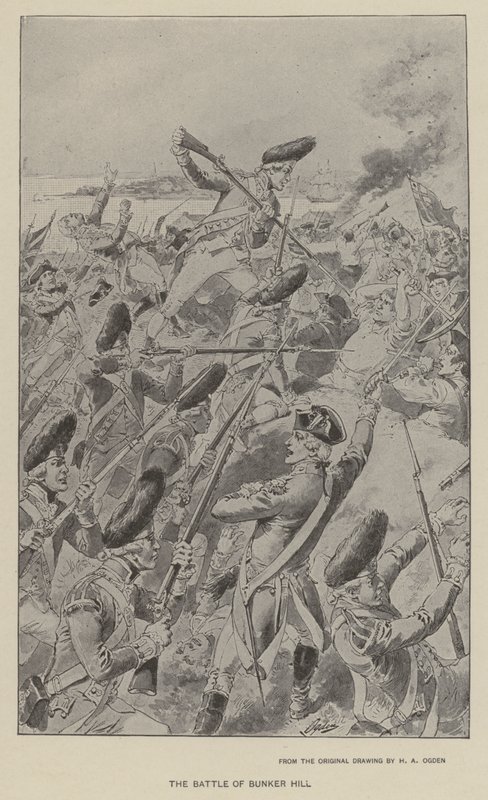 La Batalla de Bunker Hill de Henry Alexander (after) Ogden