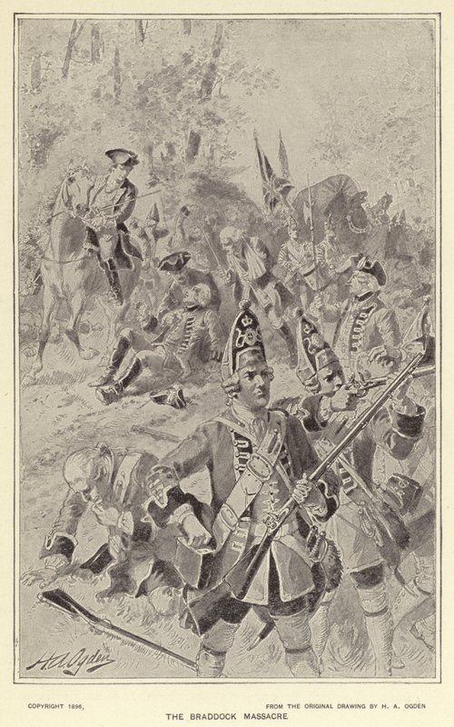 La masacre de Braddock de Henry Alexander (after) Ogden