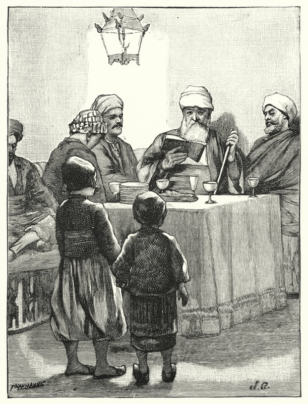 Una pascua moderna de judíos de Henry Andrew Harper