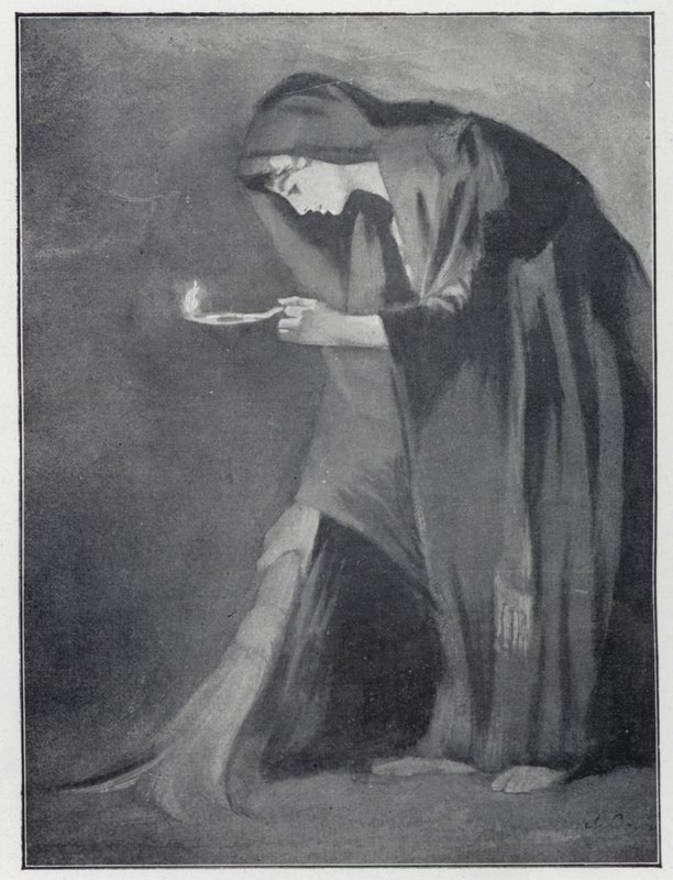 Una mujer oriental buscando una moneda perdida de Henry Andrew Harper