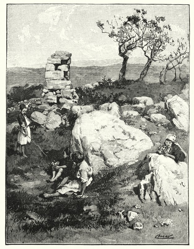 Un antiguo hito en el Líbano de Henry Andrew Harper