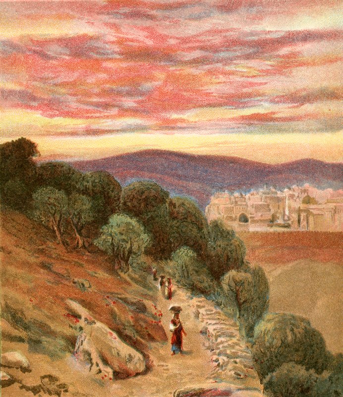 Monte de los Olivos y Jerusalén de Henry Andrew Harper