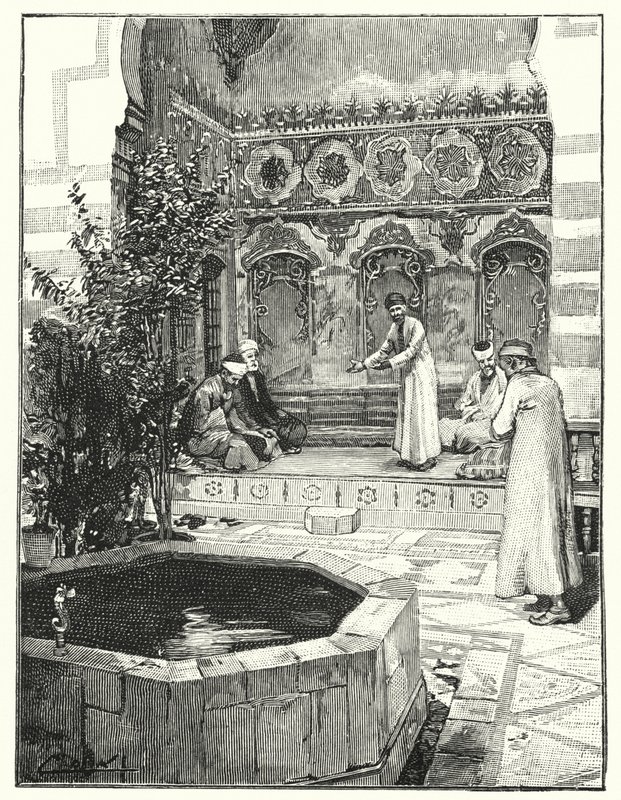 Recibiendo invitados en un levan, Damasco de Henry Andrew Harper