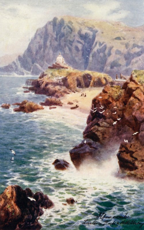 Lantern Rock y Hillsborough (litografía en color) de Henry B. (after) Wimbush