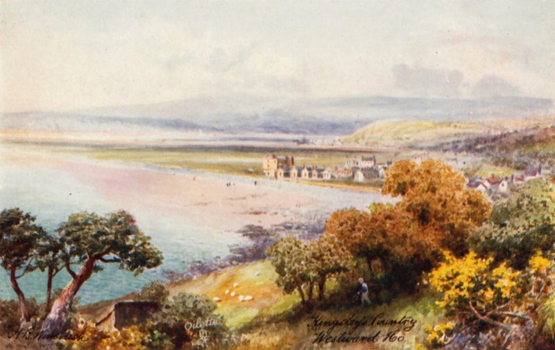 Westward Ho! (litografía en color) de Henry B. (after) Wimbush