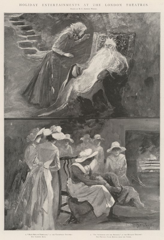 Entretenimientos festivos en los teatros de Londres de Henry Charles Seppings Wright