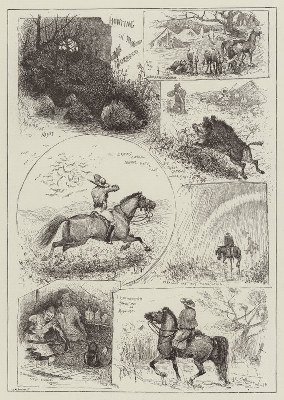 Caza en Marruecos de Henry Charles Seppings Wright
