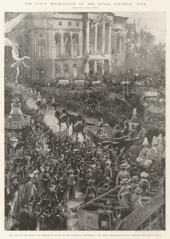 El reconocimiento de la ciudad al tour real colonial de Henry Charles Seppings Wright
