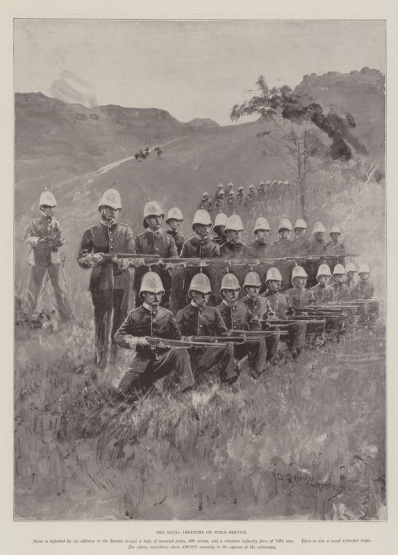 La Infantería de Natal en Servicio de Campo de Henry Charles Seppings Wright