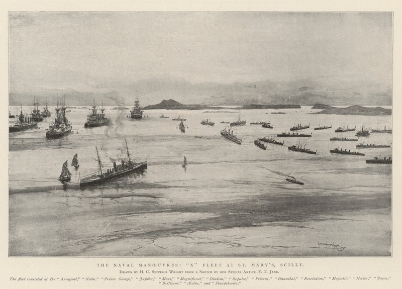 Las Maniobras Navales, X Flota en St Mary