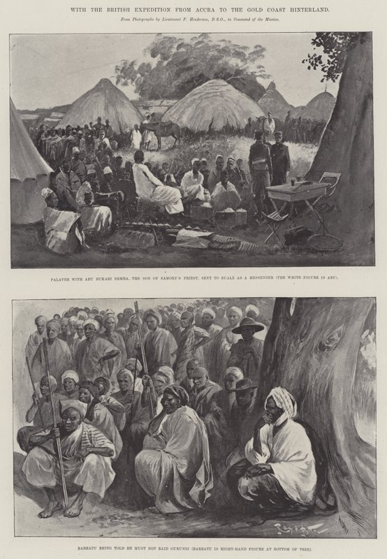 Con la expedición británica de Accra al interior de la Costa de Oro de Henry Charles Seppings Wright