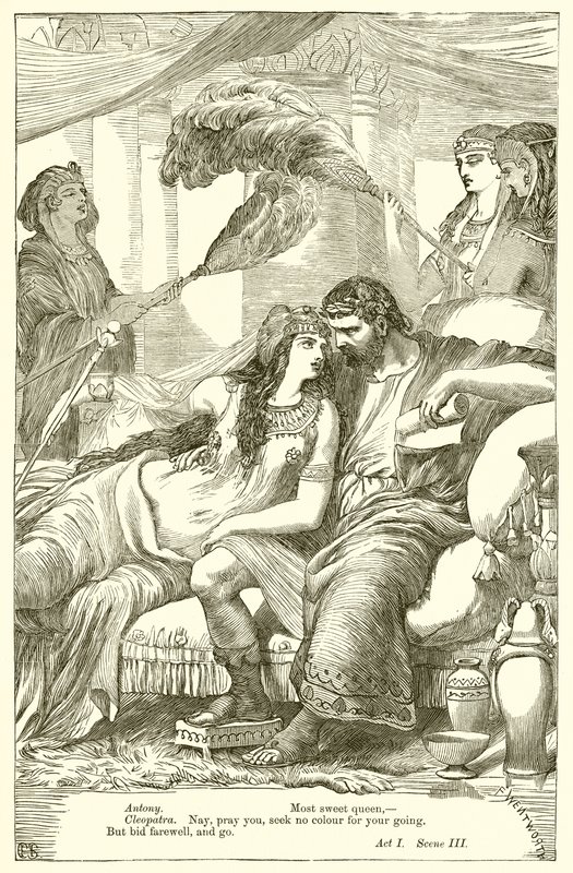 Antonio y Cleopatra de Henry Courtney Selous