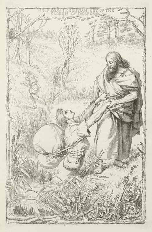 Ilustración para El progreso del peregrino de John Bunyan de Henry Courtney Selous