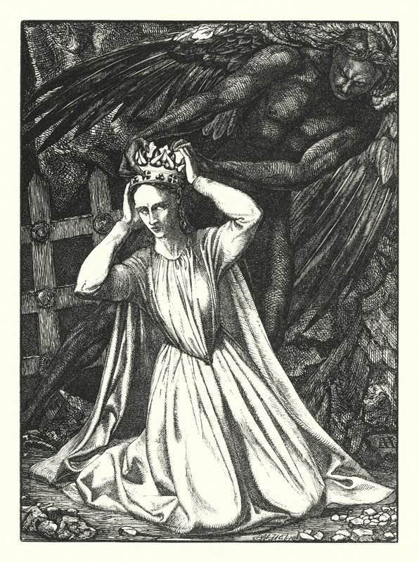 Un Sueño (grabado) de Henry Hugh Armstead