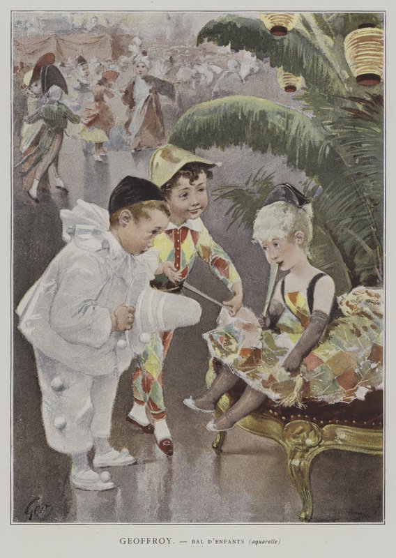 Baile infantil de Henri Jules Jean Geoffroy