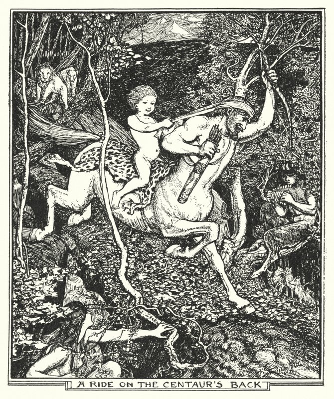 Un paseo en la espalda del Centauro de Henry Justice Ford