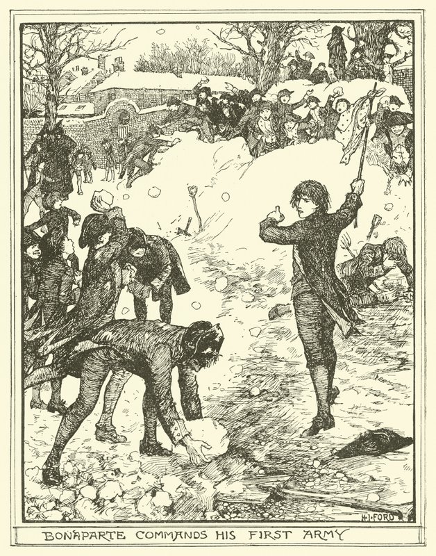 Bonaparte comanda su primer ejército de Henry Justice Ford