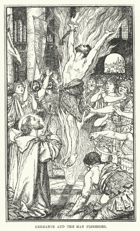 Germanus y el hombre poseído de Henry Justice Ford