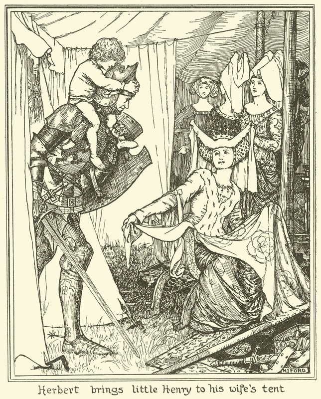 Herbert lleva al pequeño Enrique a la tienda de su esposa de Henry Justice Ford