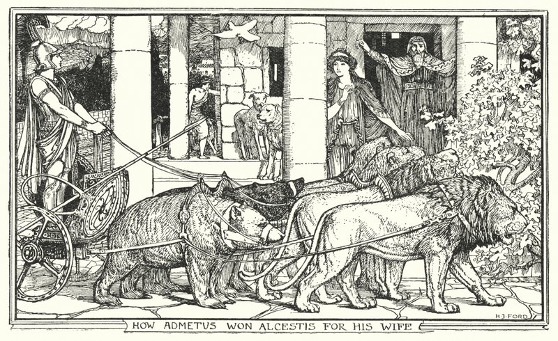 Cómo Admeto ganó a Alcestis como esposa de Henry Justice Ford