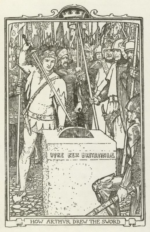 Cómo Arturo sacó la espada de Henry Justice Ford