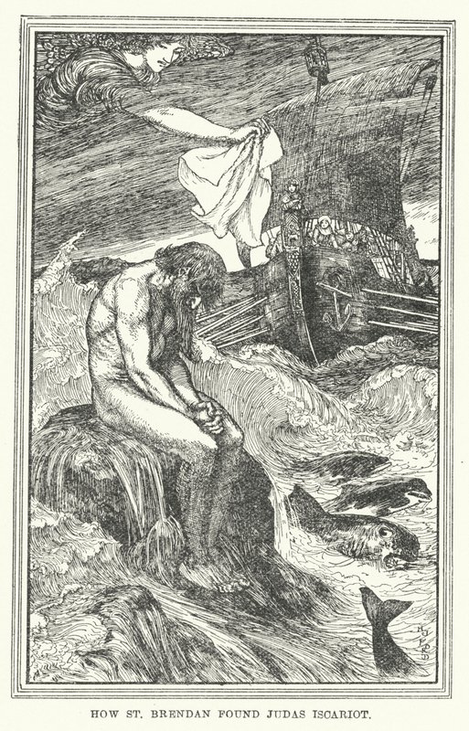 Cómo San Brendan encontró a Judas Iscariote de Henry Justice Ford