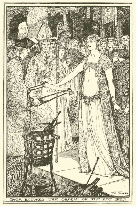 Inga soporta la prueba del hierro caliente de Henry Justice Ford