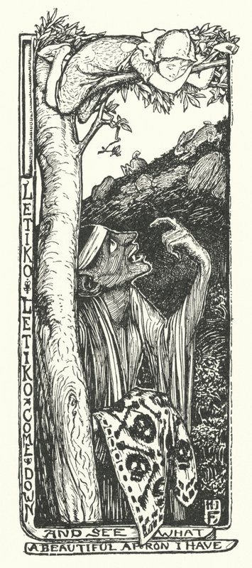 Letiko Letiko baja y ve qué hermoso delantal tengo (grabado) de Henry Justice Ford