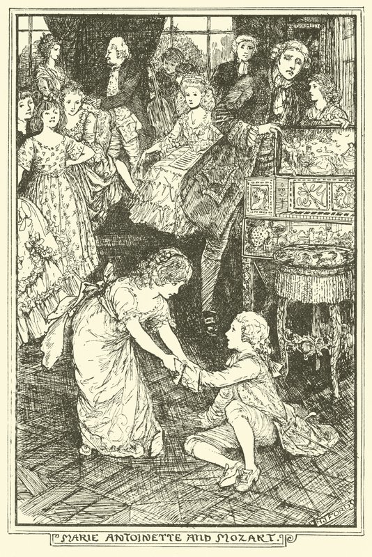 María Antonieta y Mozart de Henry Justice Ford