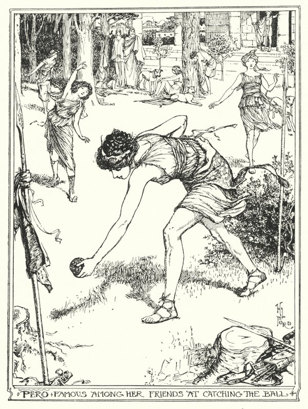 Pero famosa entre sus amigas por atrapar la pelota de Henry Justice Ford