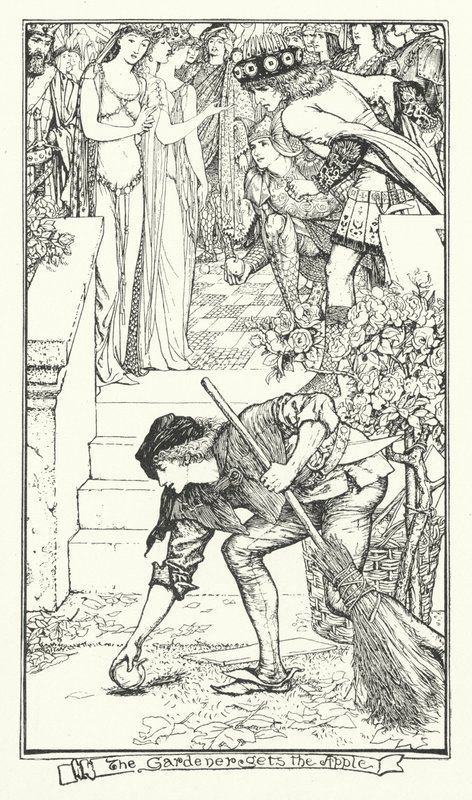 El jardinero consigue la manzana de Henry Justice Ford