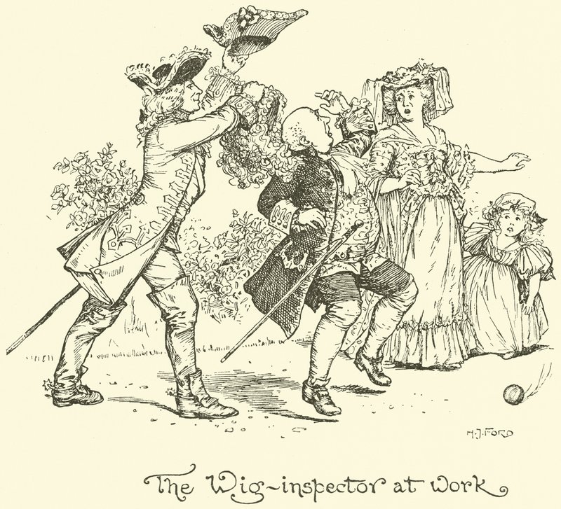 El inspector de pelucas en acción de Henry Justice Ford