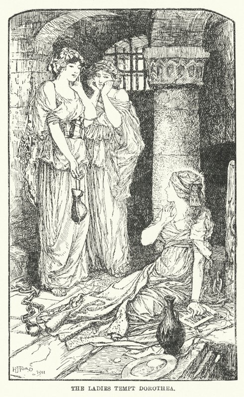 Las damas tientan a Dorothea de Henry Justice Ford