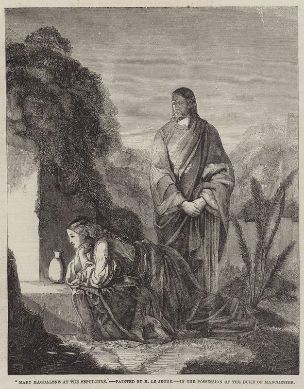 María Magdalena en el Sepulcro de Henry Le Jeune