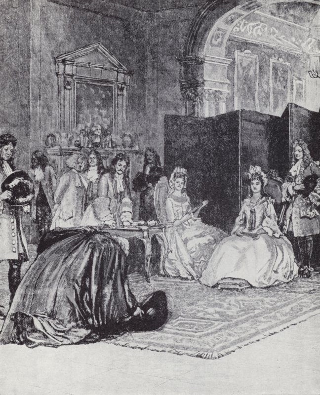 El obispo Burnet anunciando la ascensión de la reina Ana de Henry Marriott (after) Paget