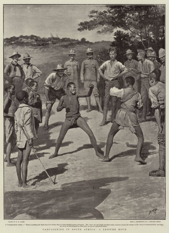 Campaña en Sudáfrica, una hora de ocio de Henry Marriott Paget