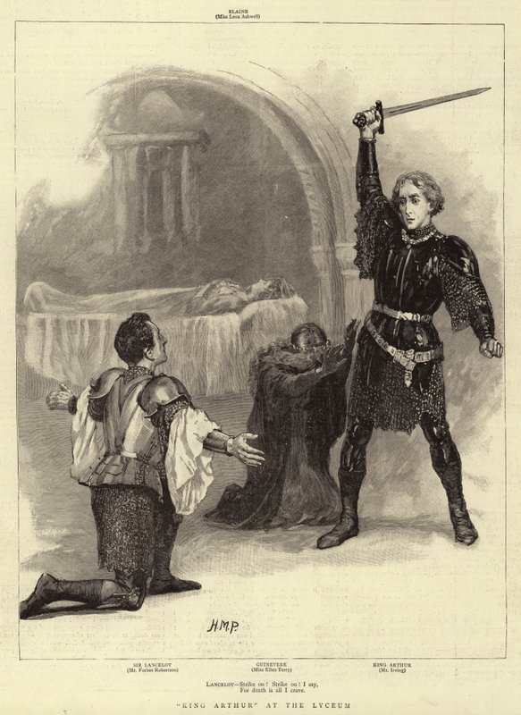 El Rey Arturo en el Lyceum de Henry Marriott Paget