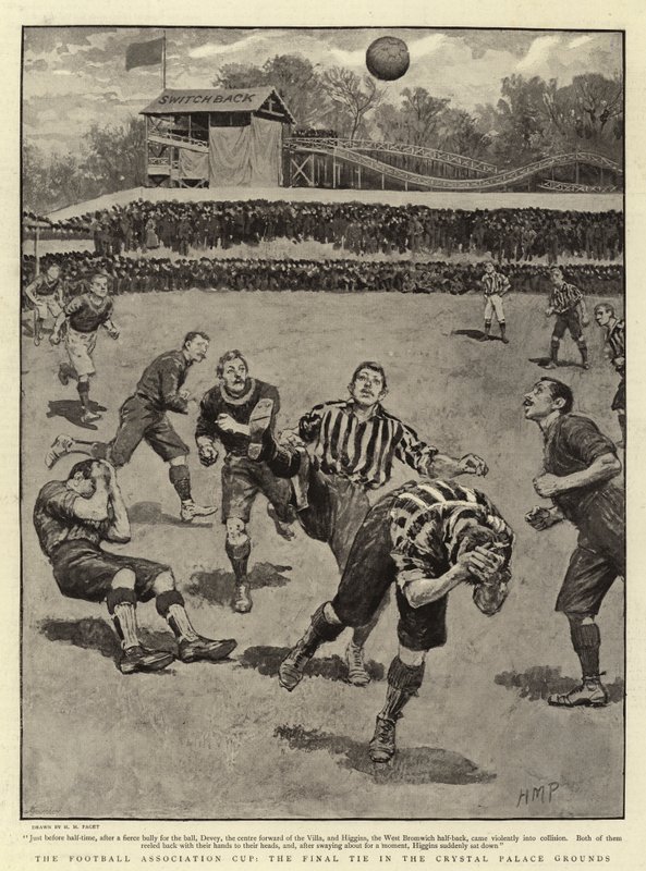 La Copa de la Asociación de Fútbol, la final en los terrenos del Crystal Palace de Henry Marriott Paget