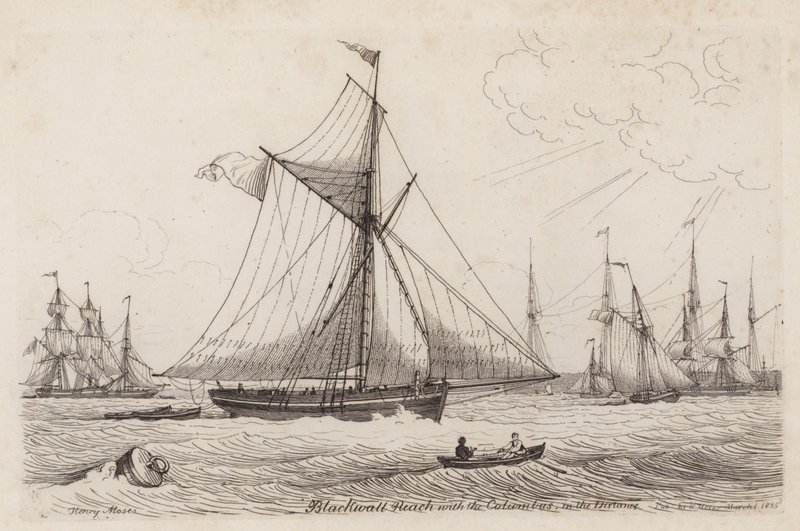 Blackwall Reach y el Columbus en la distancia de Henry Moses