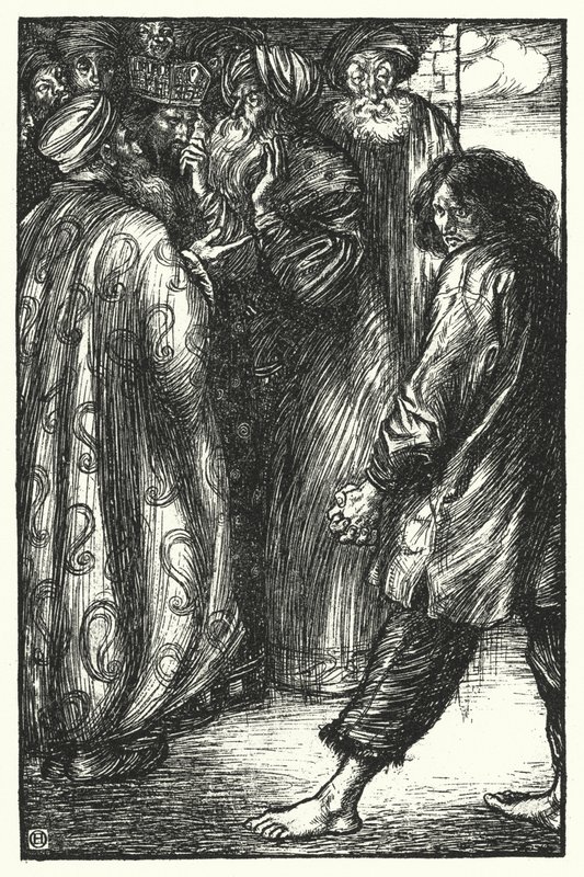 Poema de Matthew Arnold: El rey enfermo en Bokhara (grabado) de Henry Ospovat