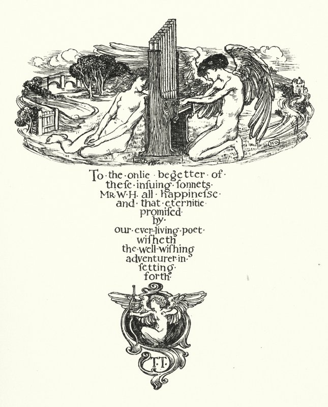 Sonetos de Shakespeare, Dedicatoria de Henry Ospovat