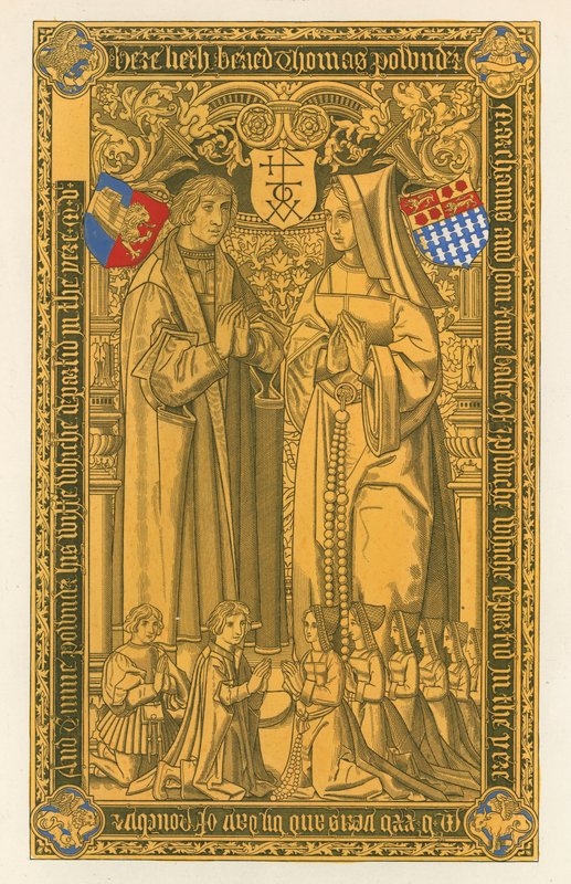 De un latón, en la Iglesia de Santa María Key Ipswich, 1525 de Henry Shaw